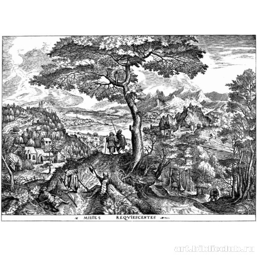 Отдыхающие солдаты