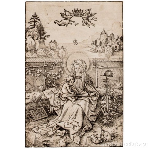 Мадонна на дерновой скамье