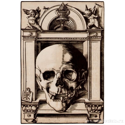 Череп в ренессансной раме