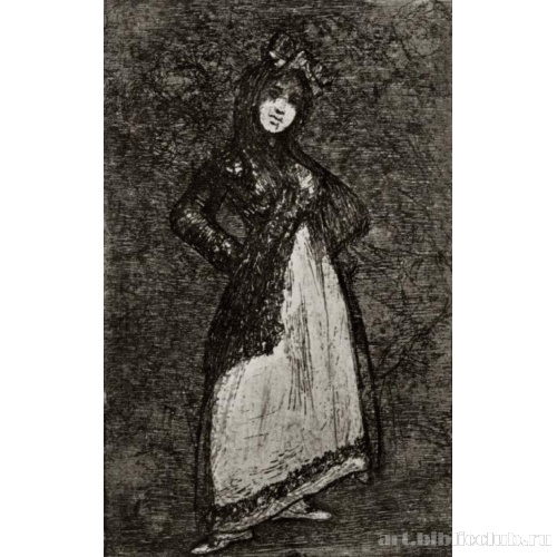 Девушка с гребнем