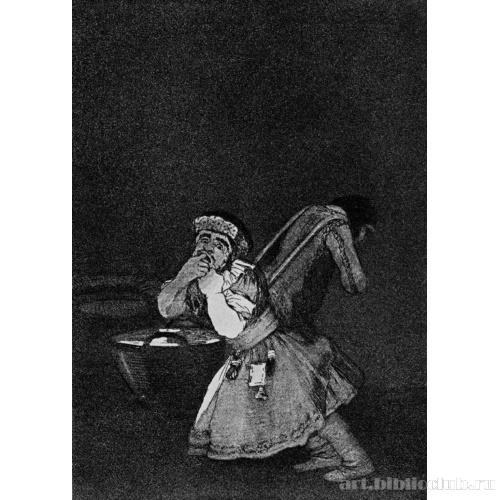 Серия «Капричос», лист 04: Маменькин сынок