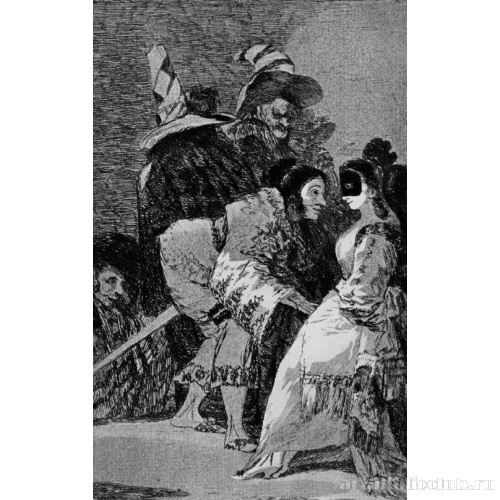 Серия «Капричос», лист 06: Никто никого не знает