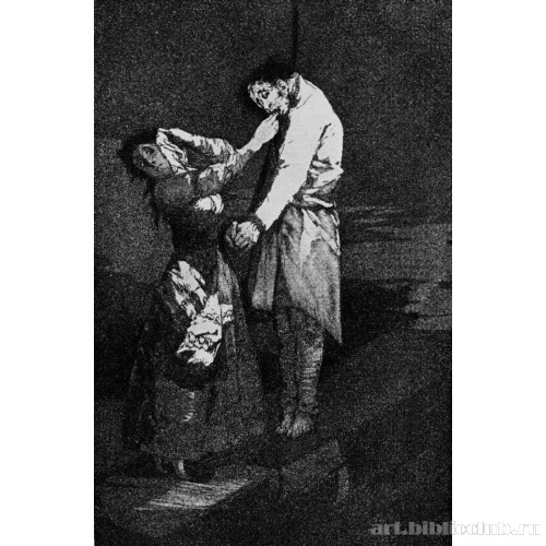 Серия «Капричос», лист 12: Охота за зубами