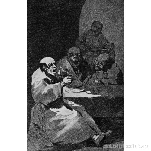 Серия «Капричос», лист 13: Горячо!