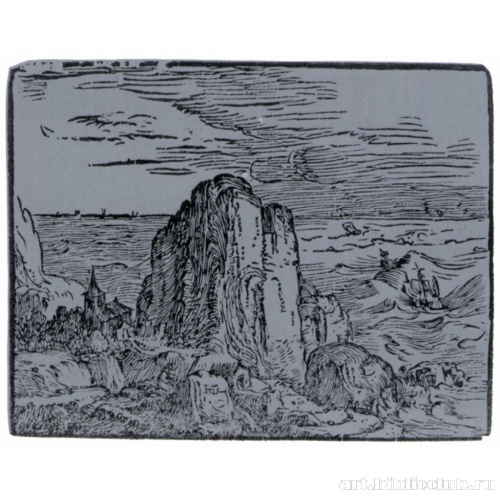 Скалы на берегу , первое состояние