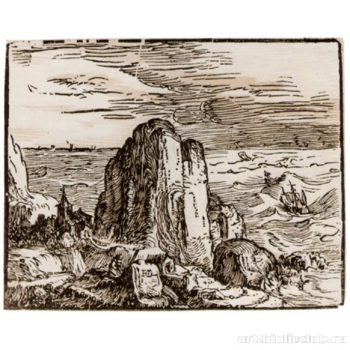 Скалы на берегу. Второе состояние