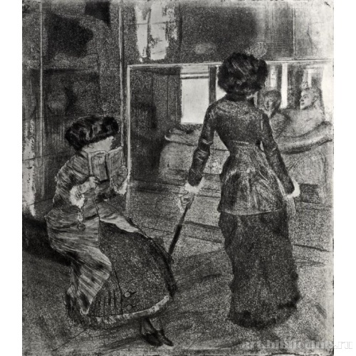 Мэри Кассет в Лувре, шестое состояние