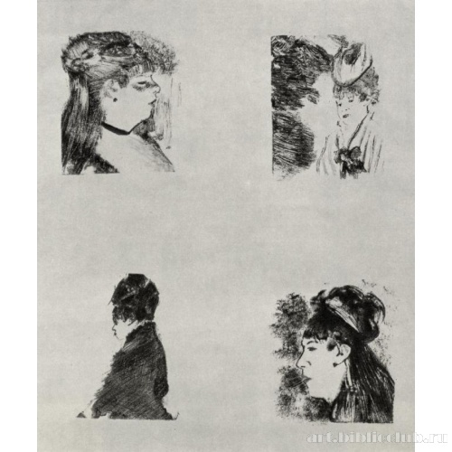 Четыре женские головы