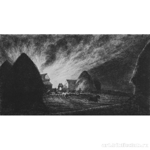 Пожар на ферме, первое состояние