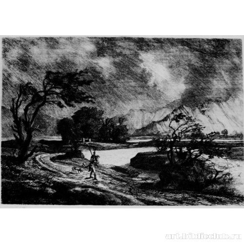 Охотник на серн в горах Бур д'Уазан (Изер)