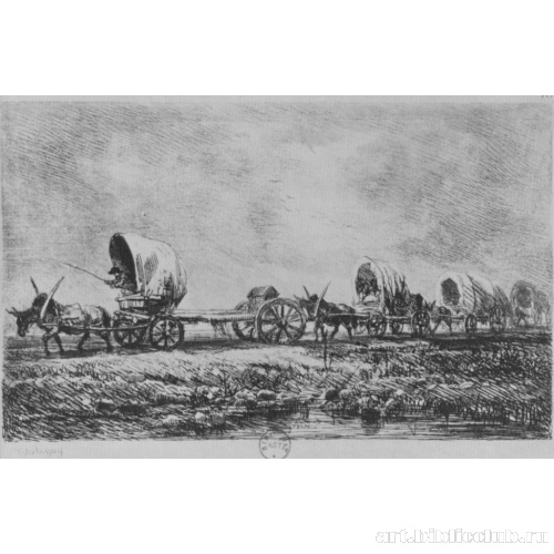 Вереница телег, воспоминание о Морване