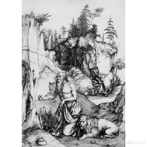 Кающийся святой Иероним в пустыне