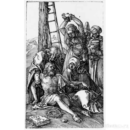 Серия «Страсти Христа» [12], Оплакивание Христа