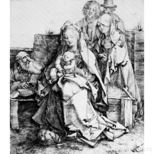 Святое семейство со святыми Иоанном, Магдалиной и Никодимом