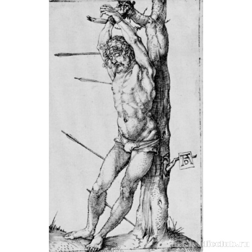 Святой Себастьян у дерева