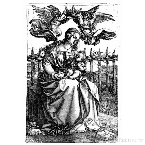 Мадонна, коронуемая двумя ангелами