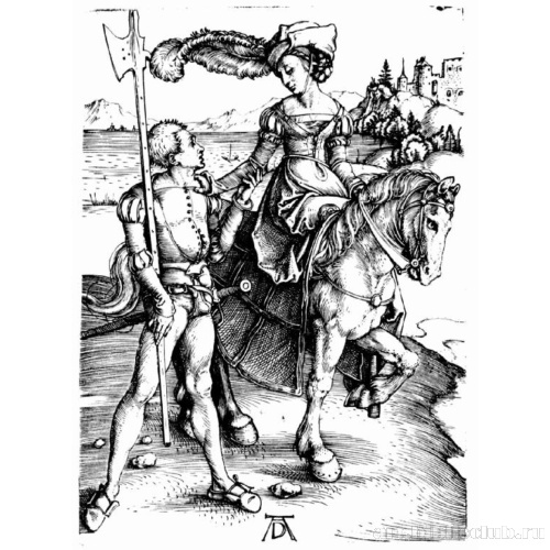 Всадница и ландскнехт