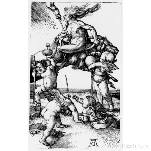 Ведьма верхом на козле