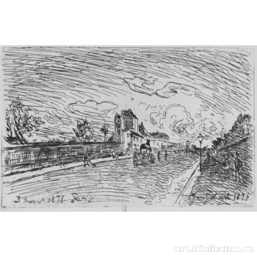 Покидая дом Кошена, Фобур Сен-Жак (Вечер)