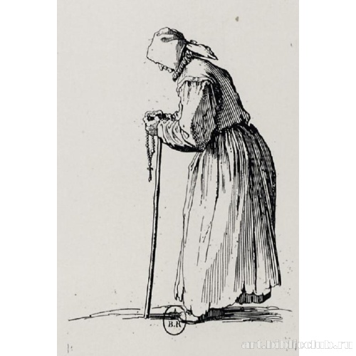 Серия «Нищие»: Нищенка с четками