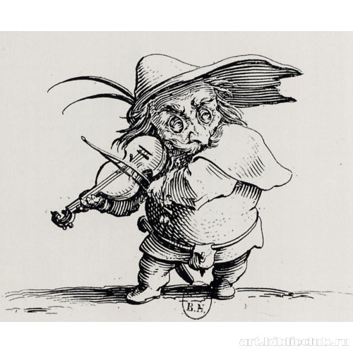 Серия «Гобби» (Горбуны): Горбун, играющий на скрипке