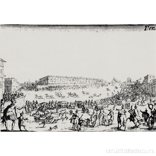 Серия «Каприччи». Конные состязания на площади перед Палаццо Питти во Флоренции