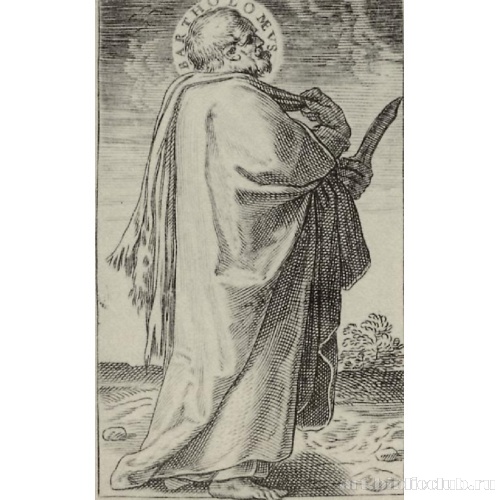 Серия «Двенадцать апостолов с Христом-Спасителем, Марией и Иоанном Крестителем». Святой Варфоломей