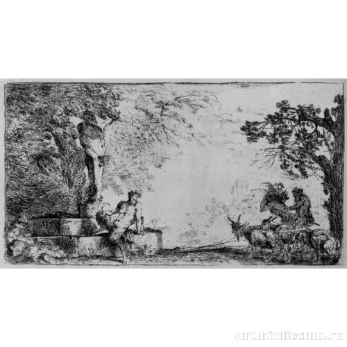 Сатир, сидящий у подножия гермы