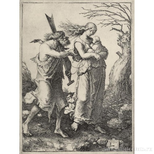 Адам и Ева после изгнания из Рая