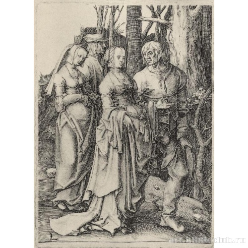 Две пары в лесу