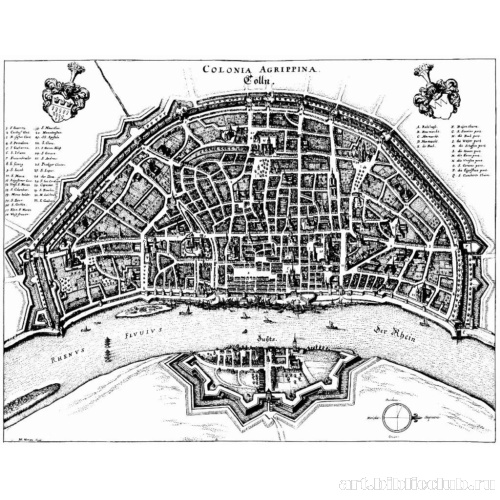 Кельн, панорамный план