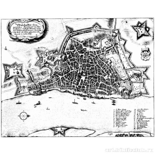 Майнц, панорамный план