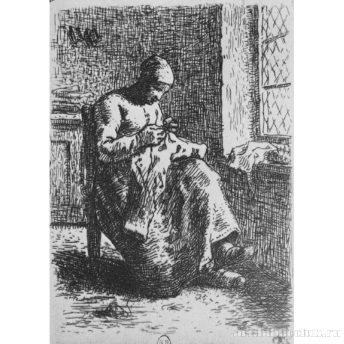 Женщина за рукодельем