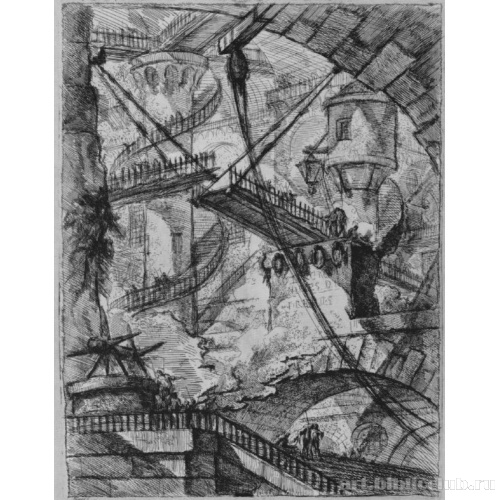 Серия «Тюрьмы» [07], лист VII, первое состояние