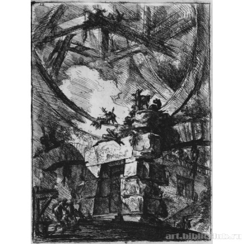 Серия «Тюрьмы» [09], лист IX, второе состояние