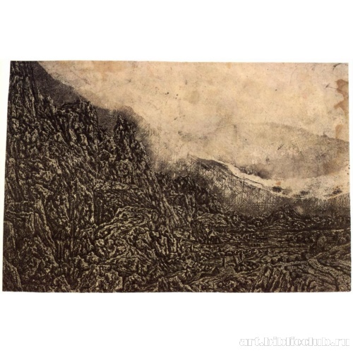 Проезжая дорога среди скал