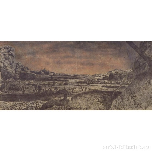 Горная долина, разделенная на пашни