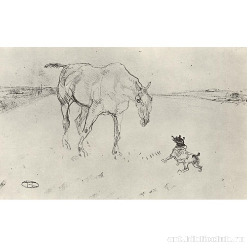 Лошадь и щенок