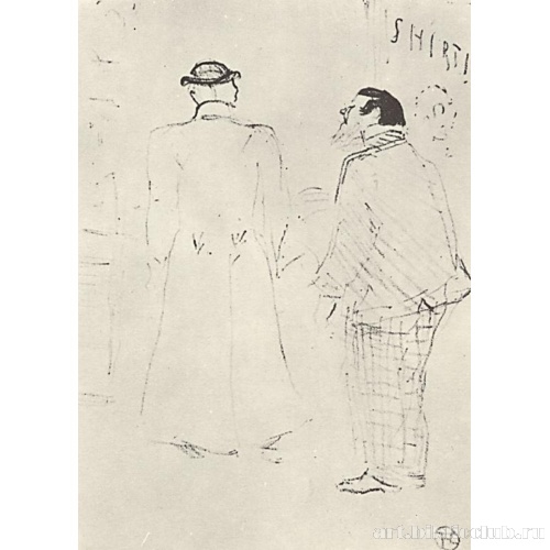 Первый покупатель в модном магазине «Журдан и Браун»