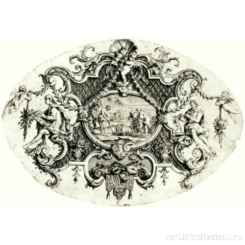 Оттиск с церемониальной чаши Клуба актеров в Клер Маркете