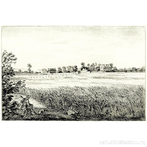 Вид с виллы Хогарта на дом Джона Рэнби в Чизвике