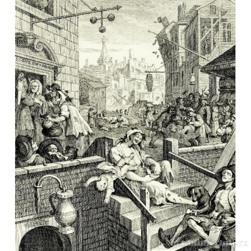 Серия «Пивная улица и переулок Джина». Переулок джина