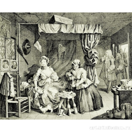 Серия «Карьера распутницы» [03], третий лист: Арест полицией нравов