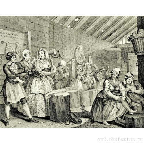 Серия «Карьера распутницы» [04], четвертый лист: В тюрьме Брайдвелл