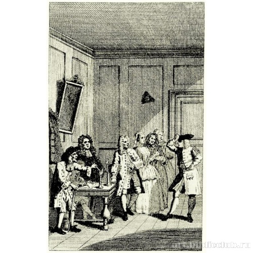 Фронтиспис к «Скупому» Мольера