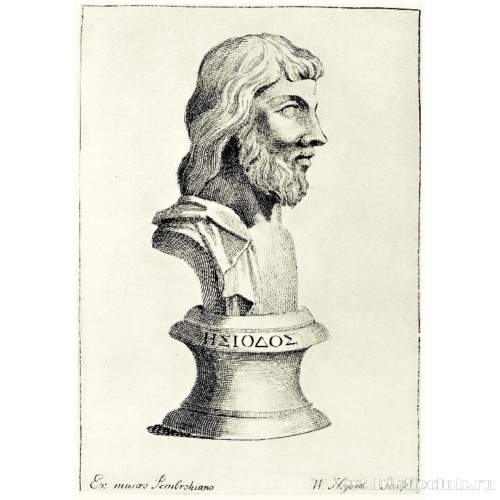 Фронтиспис к переводу «Гесиода» Томаса Кука