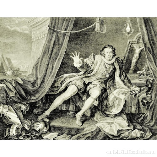 Актер Гаррик в роли Ричарда III