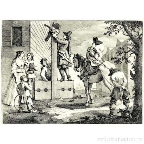 Большие иллюстрации к поэме Сэмюэля Батлера «Гудибрас» [04], Победитель Гудибрас