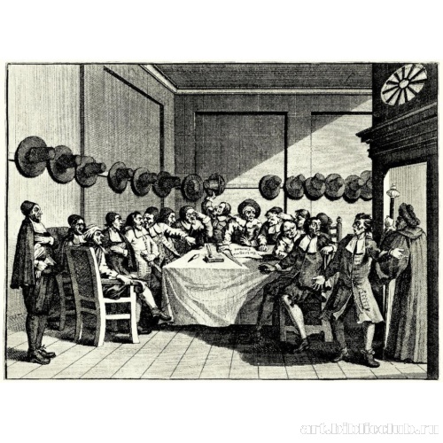 Большие иллюстрации к поэме Сэмюэля Батлера «Гудибрас» [10], Заседание