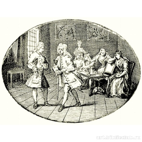 Иллюстрация к поэме «Похищение локона» Александра Поупа